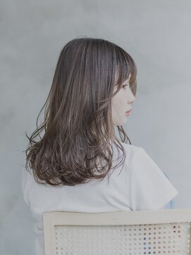 ニカイ(2F) 似合わせカット/イメチェン/ペールベージュ/こなれミディ