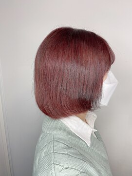 フツーロ 栄(FUTURO) #カラー#カット#赤髪