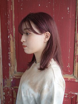 エイル 上大岡店(aile) ピンクブラウンミディスタイル[上大岡/上大岡駅]