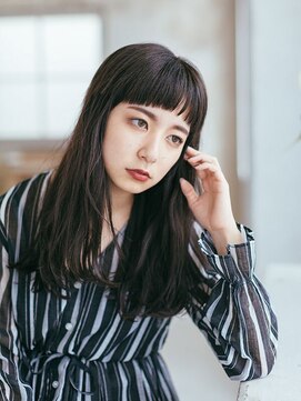 アンジェリコ 蒲田東口店(Angelico) 透明感ピンクブラウンカラーで秋らしいロング/ルーズヘア