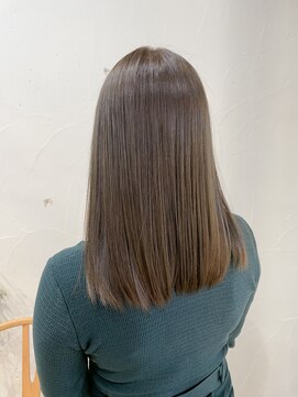 アリー 原宿 表参道(ALLY) 【ALLY 濱田】ブリーチ無し○オリーブベージュ 20代/30代/40代