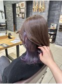 ブルーラベンダーのインナーカラー◎