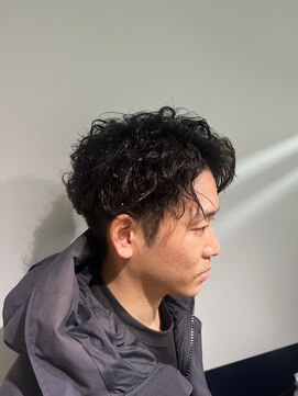 リバティシェアバーバー 銀座2nd(LIBERTY SHARE BARBER) 波巻きハイライトツイスパマッシュパーマ[銀座<理容室>]