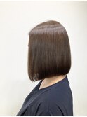 前下りボブ/髪質改善