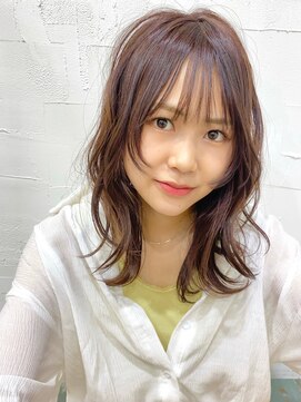 ヘアーデザイン アンジェロ インアルト(Hair Design Angelo In alto) 30代/40代/50代/レイヤー/ピンクブラウン