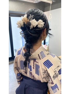 スタイル スマート サロン(STYLE smart salon) 卒業式編み下ろしヘアアレンジ