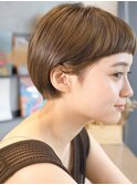 HARBORS鎌倉/セシルカット/オン眉ショート/ダークブラウン1-1★