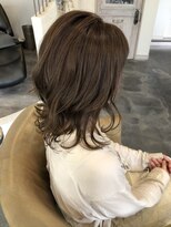 モワ 仙台(Mois)&nbsp;レイヤーロングベージュ/髪質改善似合わせカットイメチェン/仙台