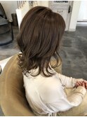 レイヤーロングベージュ/髪質改善似合わせカットイメチェン/仙台