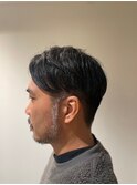 MEN'S HAIRカルマパーマのアッシュブラック