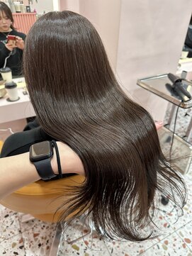 ボタン シブヤ(VOTAN SHIBUYA) 韓国ヘア/艶感カラー/グレージュ/透け感カラー