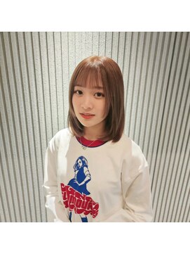 ボアップ(boappu) 大人気シアーベージュ×ボブ