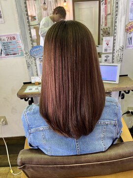 ハイパー(HYPER) 「田中限定」酸性ストレートとカラーは同じ日に出来る！？