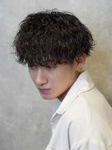 レイズ ルーツ 名古屋 名駅店(RAYS ROOTS) ナチュラル刈り上げツーブロック波巻きマッシュパーマ名古屋