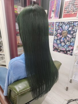 クリーン ヘアデザイン(CLLN hair Design) 『モスグリーン』