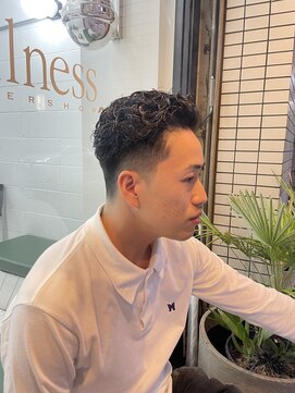 ウェルネス(Wellness) オールバックパーマ