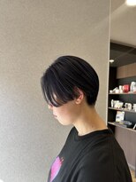 ザラブズラフズヘアー 守恒店(the loves laughs hair) ネイビーカラー