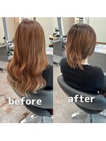 ガルボヘアー 桟橋店(garbo hair)&nbsp;シールエクステ ロングに長さだし