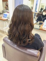 ヴェントフォンターナ(VENTO fontana) コテ巻き風デジタルパーマ/メディアムヘア/デジタルストレート