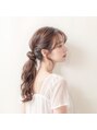 モアナ バイ ヘッドライト 三島店(Moana by HEADLIGHT) 顔周りカット×ヘアアレンジ【Moana三島】