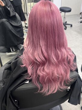 エフカード(F-card) ピンクベージュ×羽エクステ