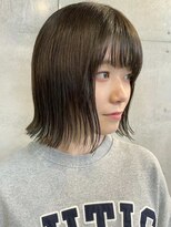 ナインセンス 下北沢(9_________nine sense) 縮毛矯正 × 切りっぱなしボブ【下北沢】