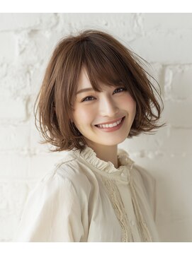 バグズ ヘアデザイン 桔梗が丘店(Baguz HAIR DESIGN) 大人可愛いふんわりショートボブパーマ