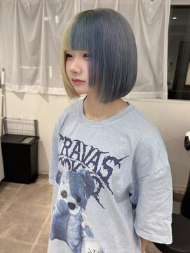 ホープ(hope) あご下2cm王道ボブ ツートーンカラー 梅田