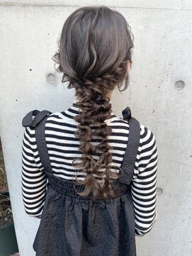 編みおろし/芝田/豊崎/豊崎/大淀/ヘアアレンジ