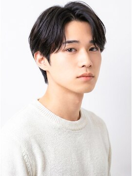 ラベストクズハ(LOVEST KUZUHA) フェザーパーマ/メンズウルフ/センターパート/ニュアンスパーマ