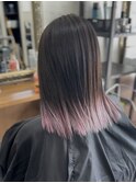 グラデーションカラーホワイトピンク