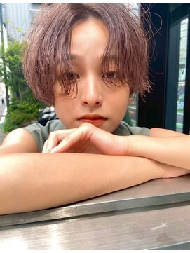 サンドパールス 仙台店(sand PALCE) 髪質改善/大人ガーリー/似合わせカット/ショートボブ前髪/仙台