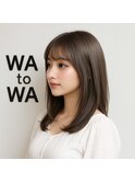 韓国風ワンホンヘア似合わせレイヤーミディシースルーバング