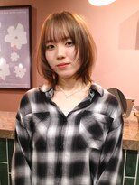 ピュー(Piu-) 【レイヤーボブ/川村晃雅】1ブリーチミルクティーベージュ