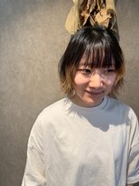 パーミル ヘア クマモト(permille ‰ hair Kumamoto)&nbsp;プレイングカラー×ベージュ