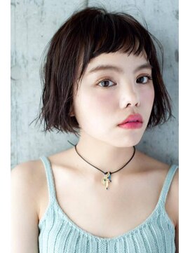 ノラジャーニー(NORA Journey) 【NORA Journey】色っぽセミウェットのオン眉切りっぱなしボブ☆