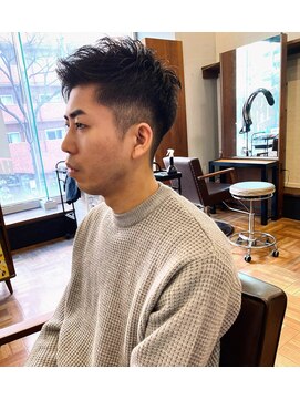 アイリーヘアデザイン(IRIE HAIR DESIGN) 【IRIE HAIR赤坂】スパイキーショート×アップバング×刈り上げ