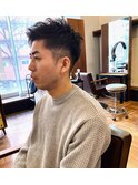 【IRIE HAIR赤坂】スパイキーショート×アップバング×刈り上げ