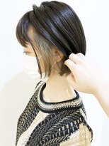 モリオ フロム ロンドン 成増店 【morio成増/玉井】ミニボブ インナーカラー ベージュ