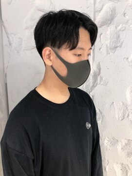 メルト 吉祥寺(melt) 《長谷川》前下がりマッシュセンターパート刈り上げ黒髪20代30代