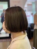 フレンズ 環状通東店(friend's)&nbsp;前下がり前髪なし　ミニボブ