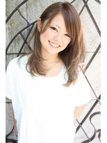 トゥーリ 二日市店(tuuli)&nbsp;20代30代40代50代ひし形デジタルパーマエアリーミディ黒髪