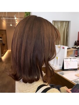 パームス(Palms) 外ハネ×チョコレートカラー