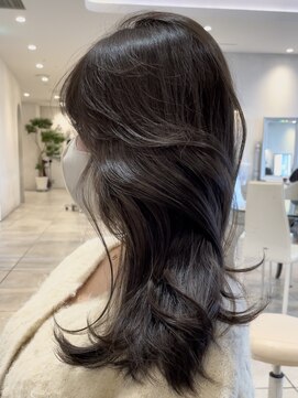 ザックジングウ 表参道(ZACC JINGU) レイヤーカット/透明感グレージュ/くびれヘア