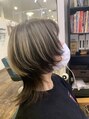 ヘアメイク ラリス(hair make Rallis)&nbsp;かっこ良いウルフスタイル☆ツートンカラーでメリハリをつけて！