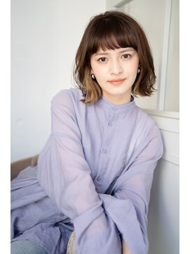 マグノリア オモテサンドウ(MAGNOLiA Omotesando) 横顔美人なシンプルボブ♪・・・HINATA