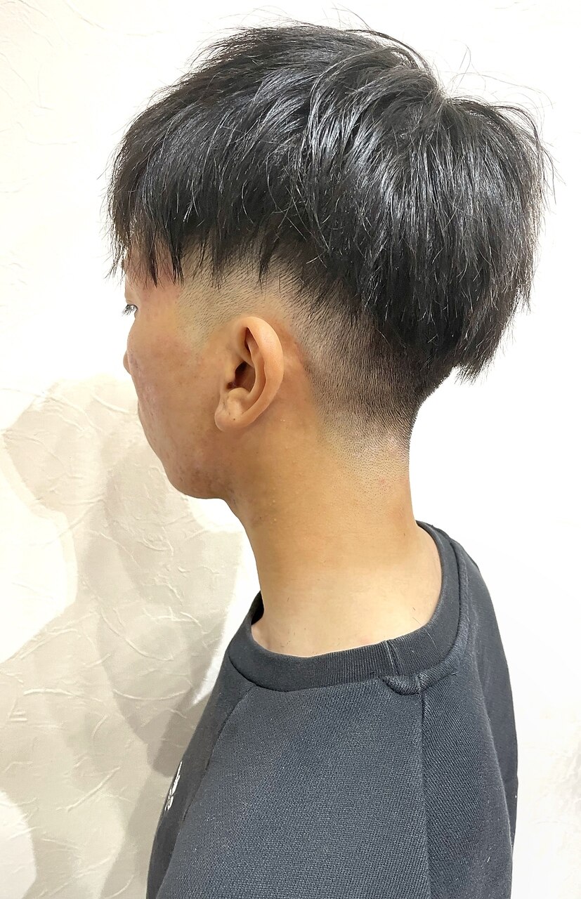 フェード×マッシュ】ツーブロック×刈り上げ：L184224427｜ルートプラス