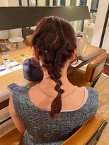 フランチェスカ(Francesca)&nbsp;ヘアセット / ヘアアレンジ / カシスピンク/カシスブラウン