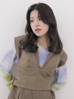 テトテ 門戸厄神店(tetote)&nbsp;センターパート/アッシュブラック/カール