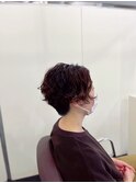 ふんわりパーマのハンサムショート☆